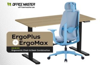 ErgoPlus Chair and ErgoMax Desk Ultimate Combination – Office Furniture Dubai