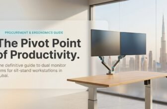 Dual Monitor Arm for Sit-Stand Desk Dubai