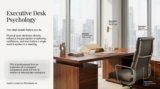 Executive Desk Psychology – How Desk Design Signals Authority – Office Furniture Dubai