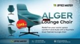 The Fountain Blue Alger Lounge Chair Redefining Comfort & Style – Office Furniture Dubai